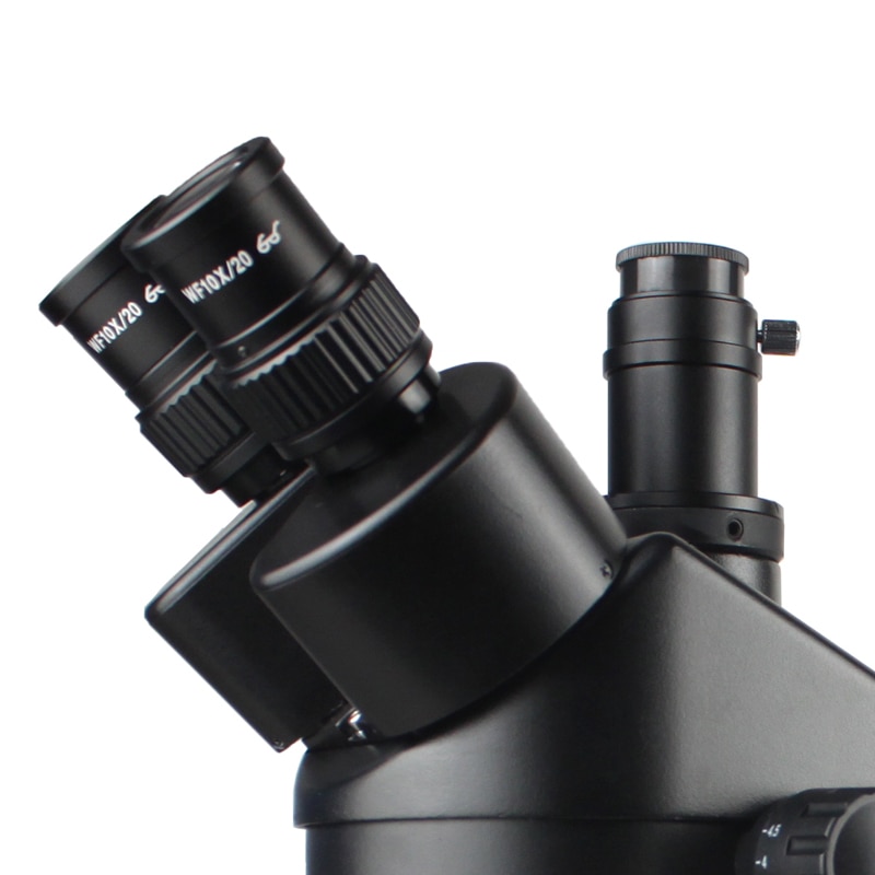 3.5X-90X Double Boom Zoom Simul Focal Trinocular Stereo