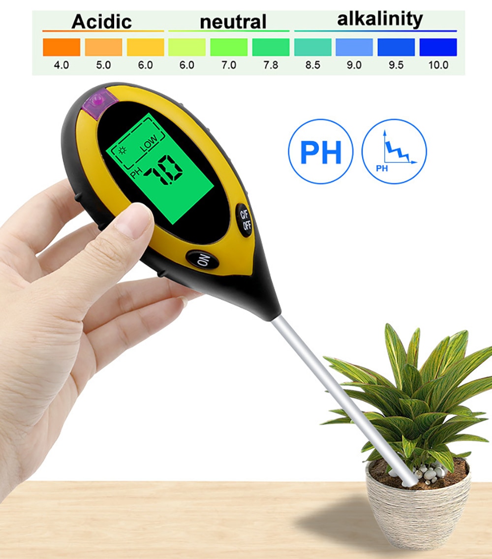 4 In 1 Digital PH Meter