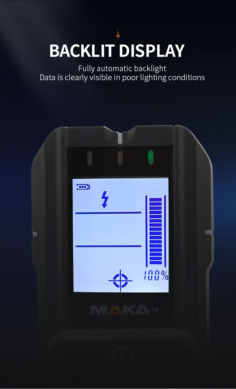 MKL-D01 4 In 1 Wall Wood Stud Detector Finder Scanner