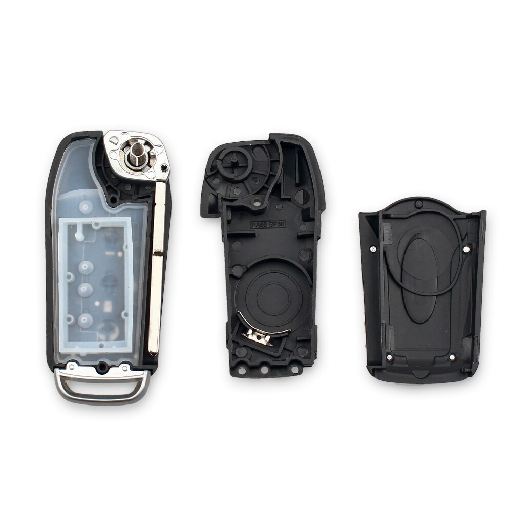 433MHz Modified 3 Buttons Flip Folding Remote Control Ke