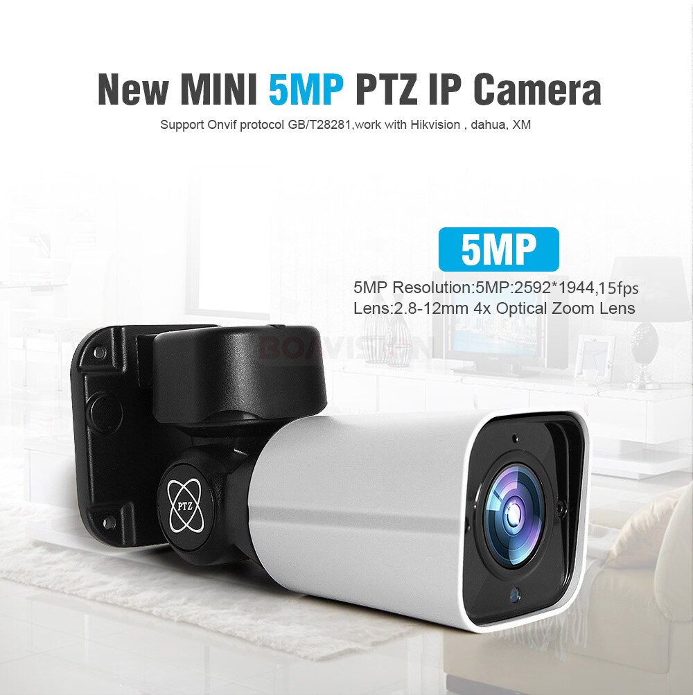 5MP PTZ Bullet IP Camera