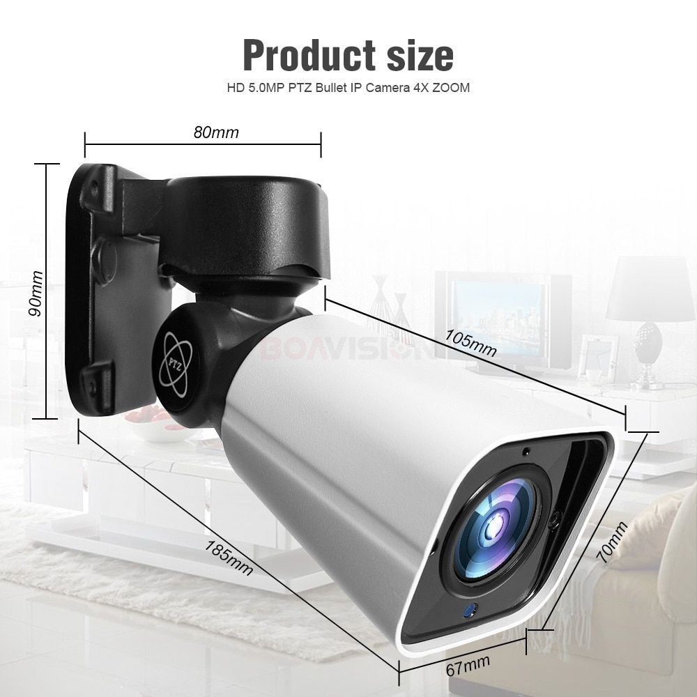 5MP PTZ Bullet IP Camera