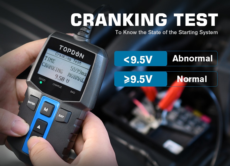 6V/12V Car Battery Tester