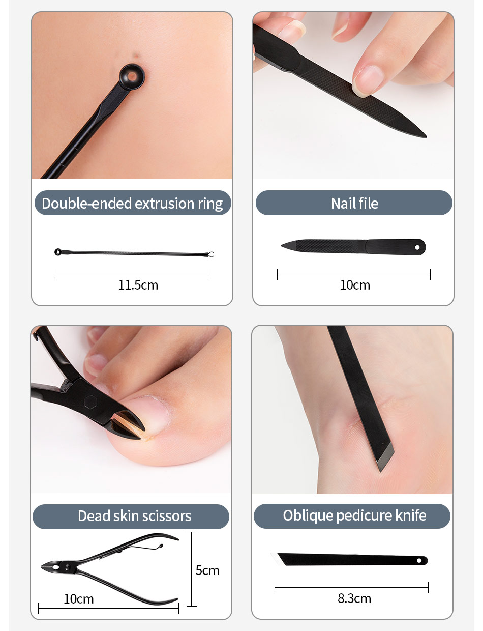 7/10/16/18 pcs Manicure Cutters Nail Clipper
