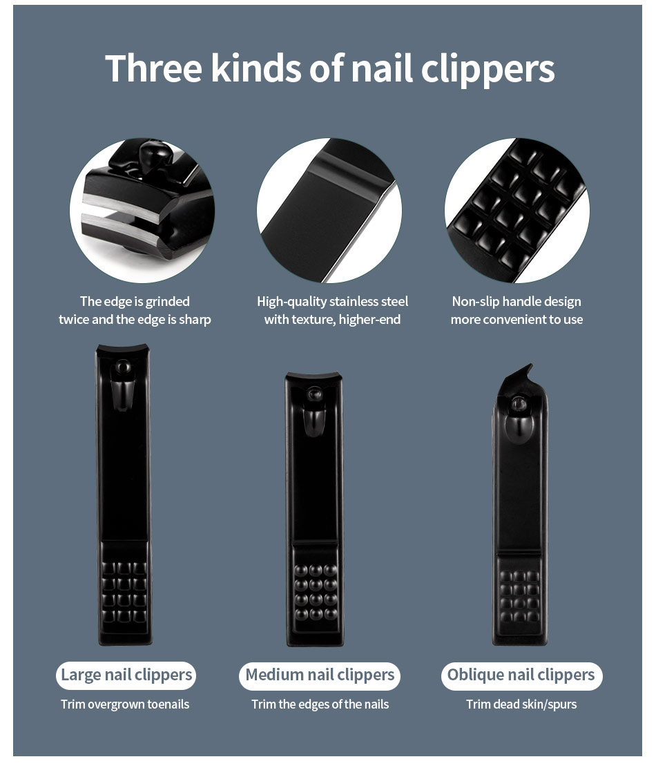 7/10/16/18 pcs Manicure Cutters Nail Clipper 