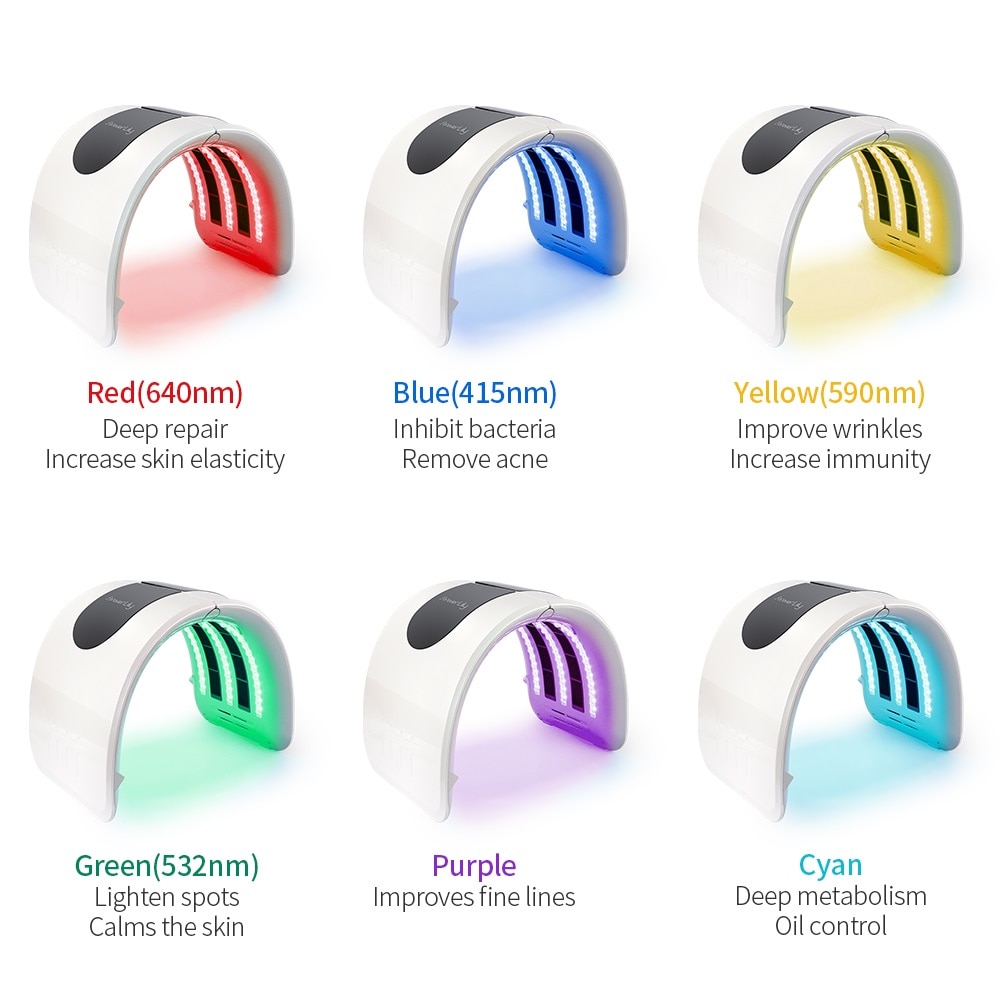 7 Colors PDT Facial Mask
