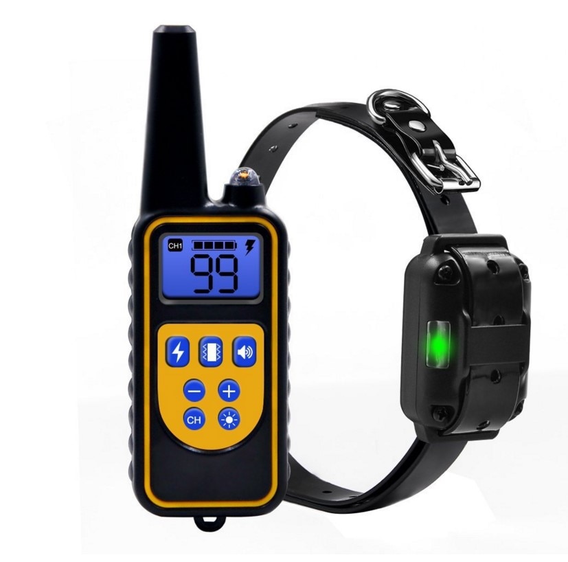 800m Electric Dog Training Collar Waterproof Pet Remote 