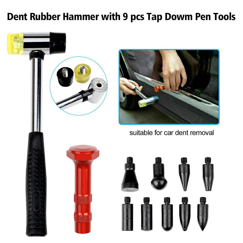 81PCS PDR Dent Lifter Tools Kit Paintless Hail Repair Slide Hammer Puller Tab