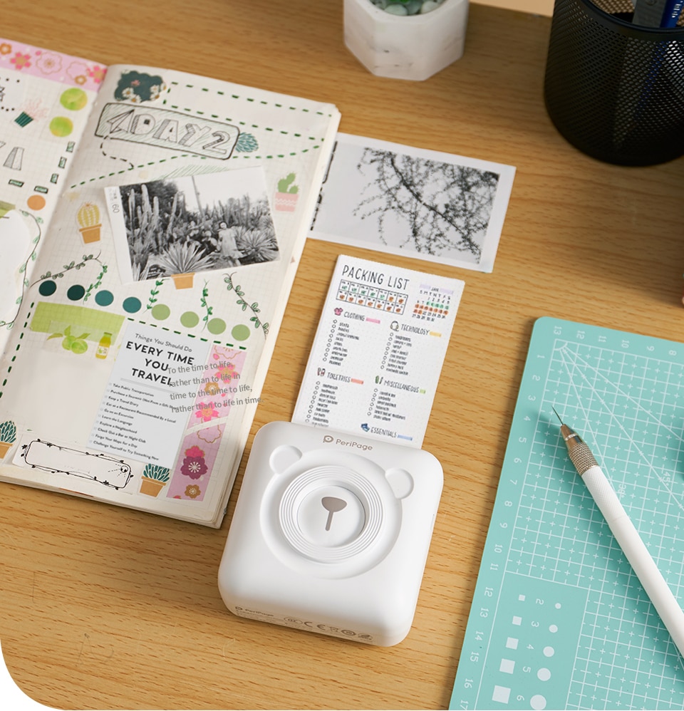 A6 Mini Photo Bluetooth Printer 