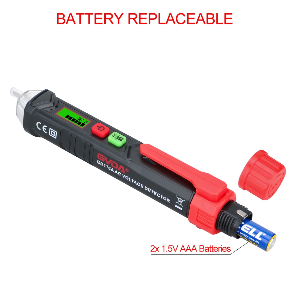 Intelligent Non-contact Alarm AC voltage detector meter