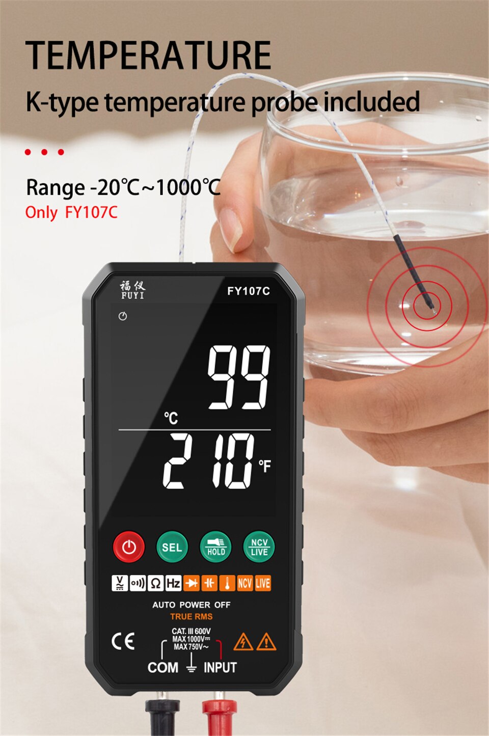 FY107C FY107B Ammeter Meter