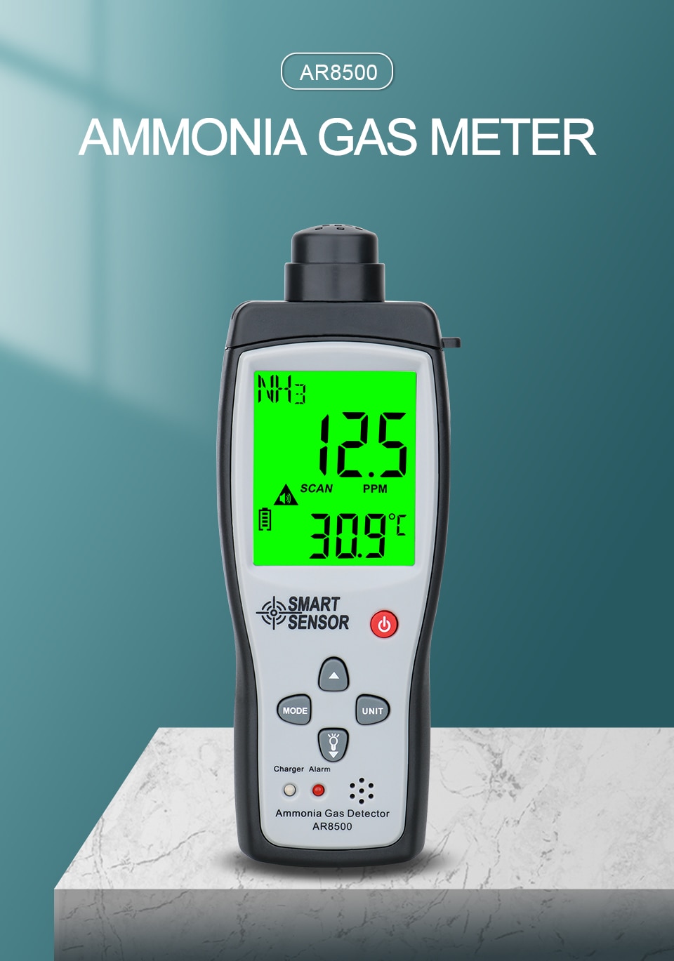 Ammonia Gas Detector NH3 Gas Analyzer Meter