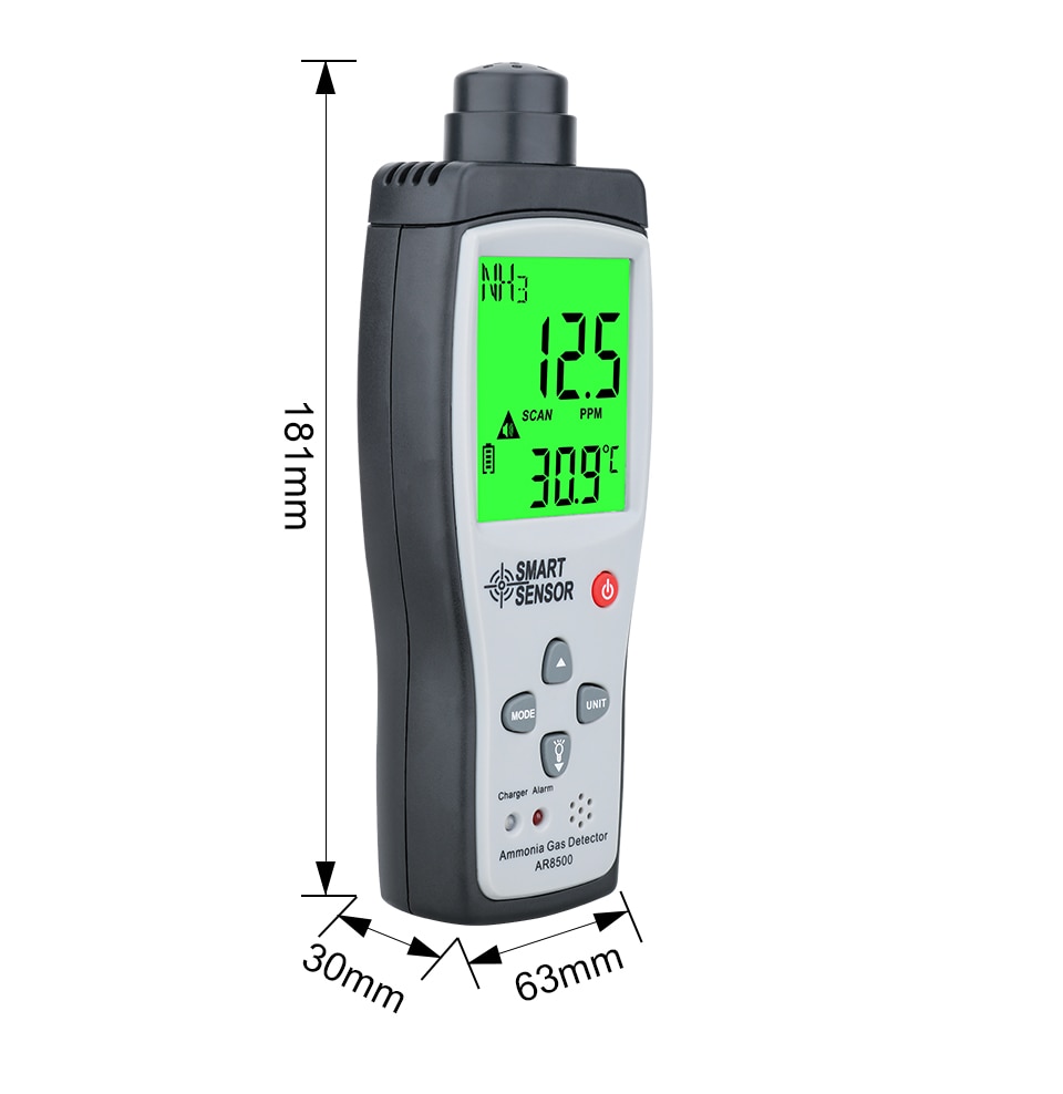 Ammonia Gas Detector NH3 Gas Analyzer Meter