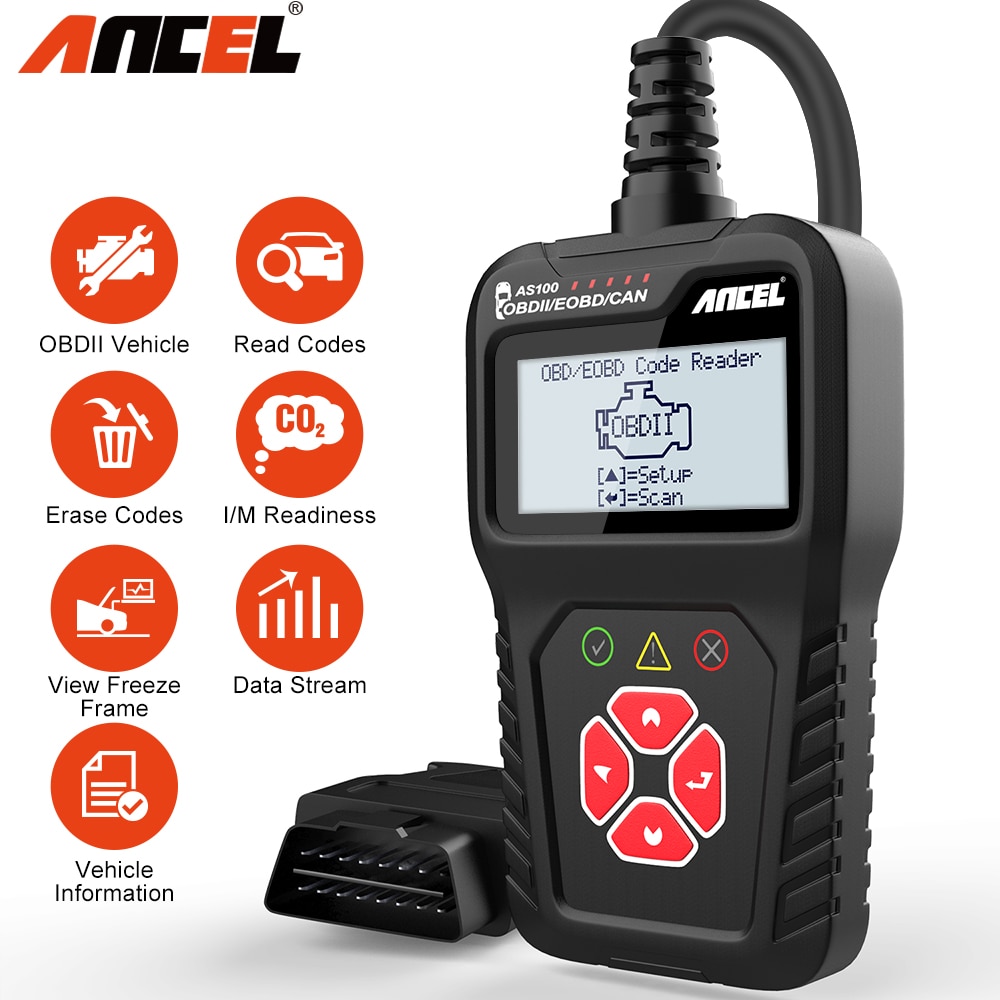 ANCEL AS100 OBDII Car Scan Diagnostic Tool