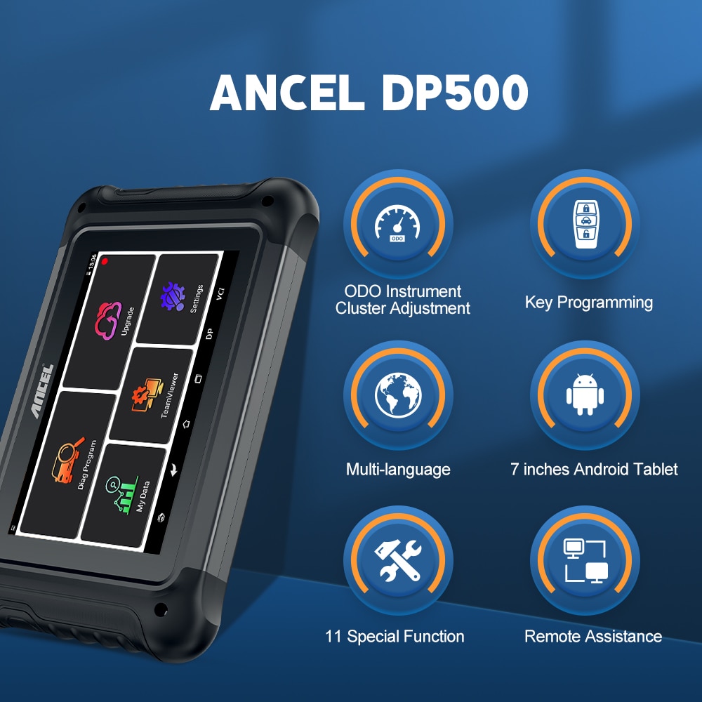 ANCEL DP500 OBD2 Auto Car Key Programmer 