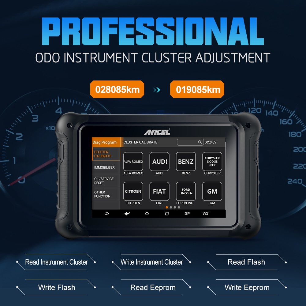 ANCEL DP500 OBD2 Auto Car Key Programmer 