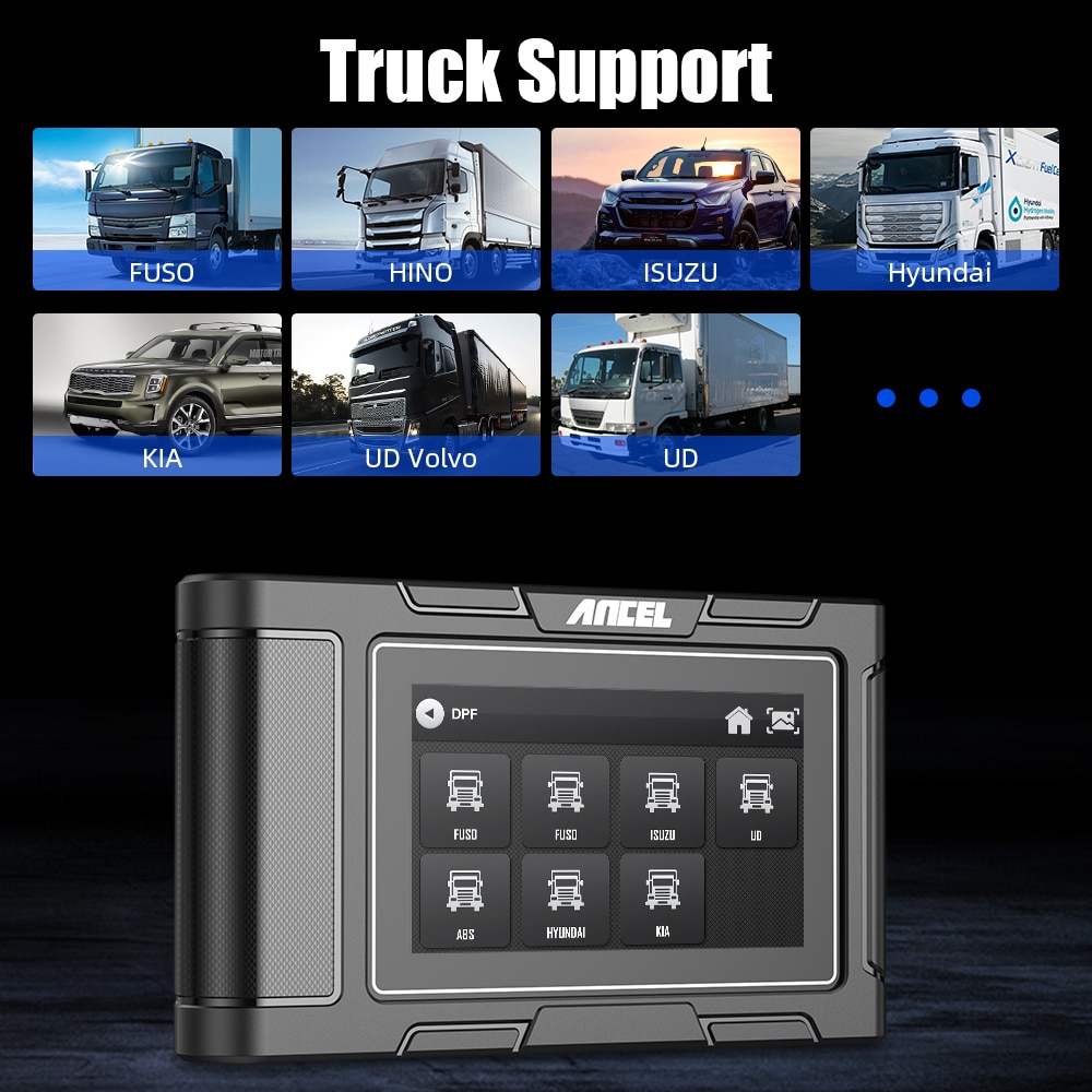 ANCEL HD3100/HD3200 Heavy Duty Diesel Truck Diagnostic S