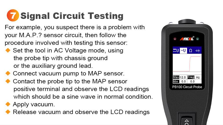 Ancel PB100 Circuit Tester