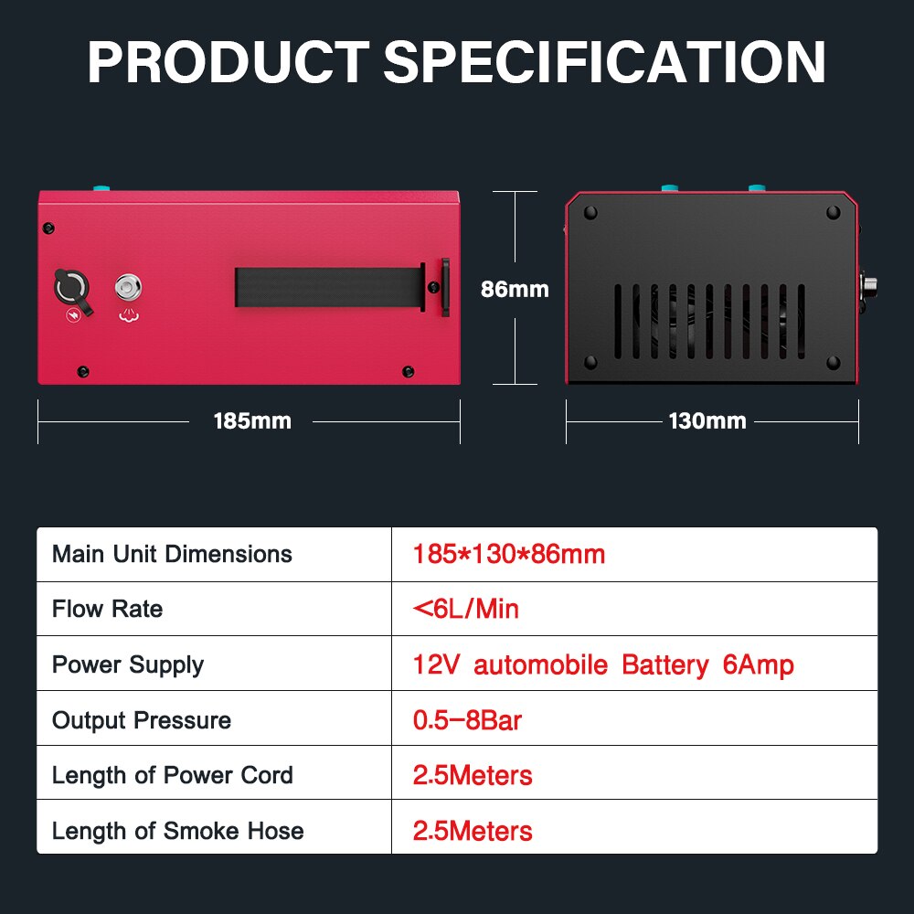 ANCEL S1000 Smoke Generator 