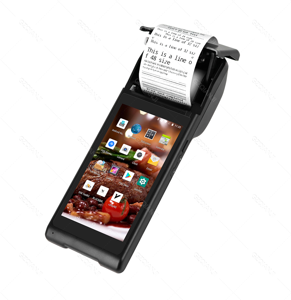 Q8 Android 8.1 Terminal POS Machine 5.5 Inch Touch Scree
