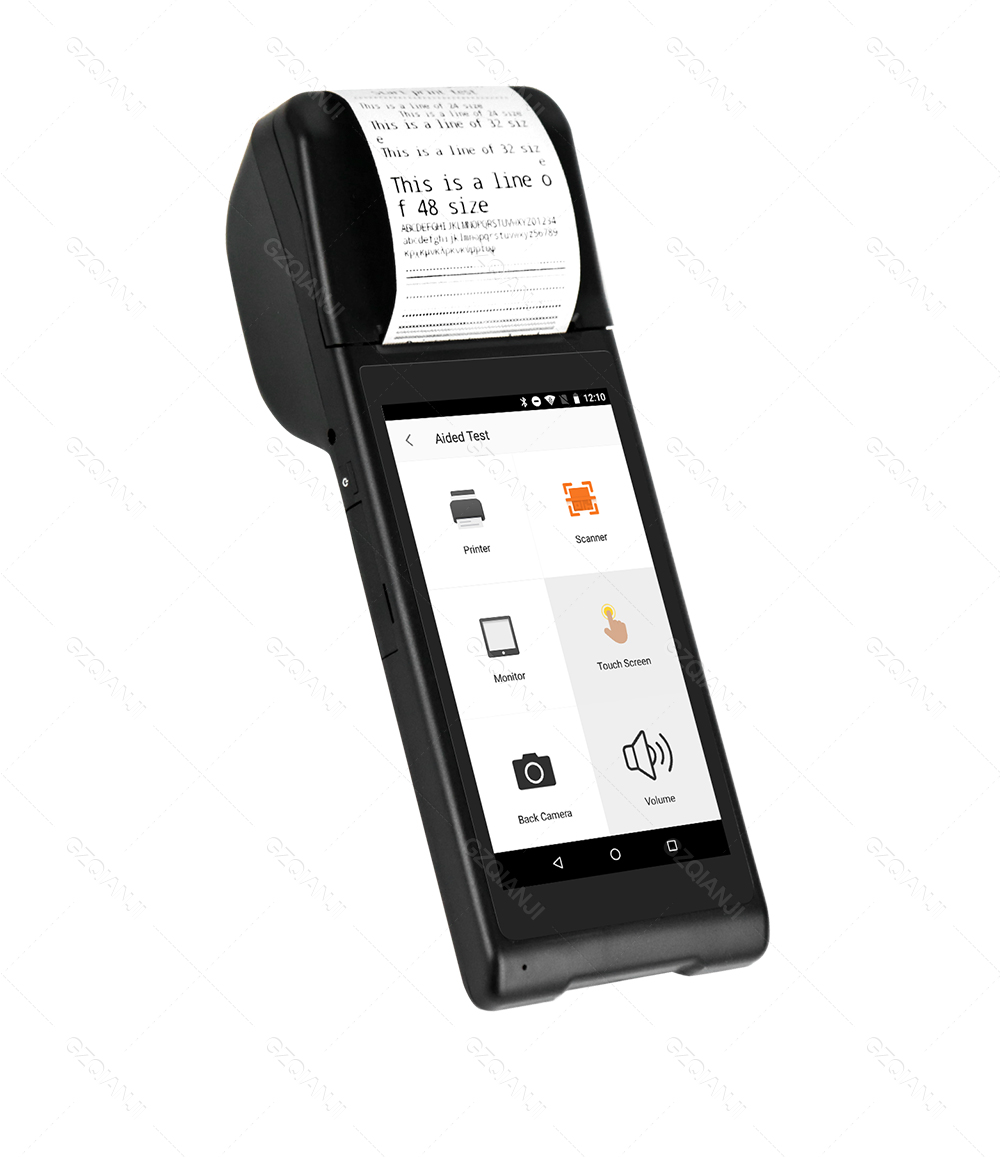 Q8 Android 8.1 Terminal POS Machine 5.5 Inch Touch Scree