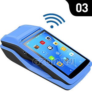 Android PDA NFC POS Receipt Bill Thermal Wifi Bluetooth 