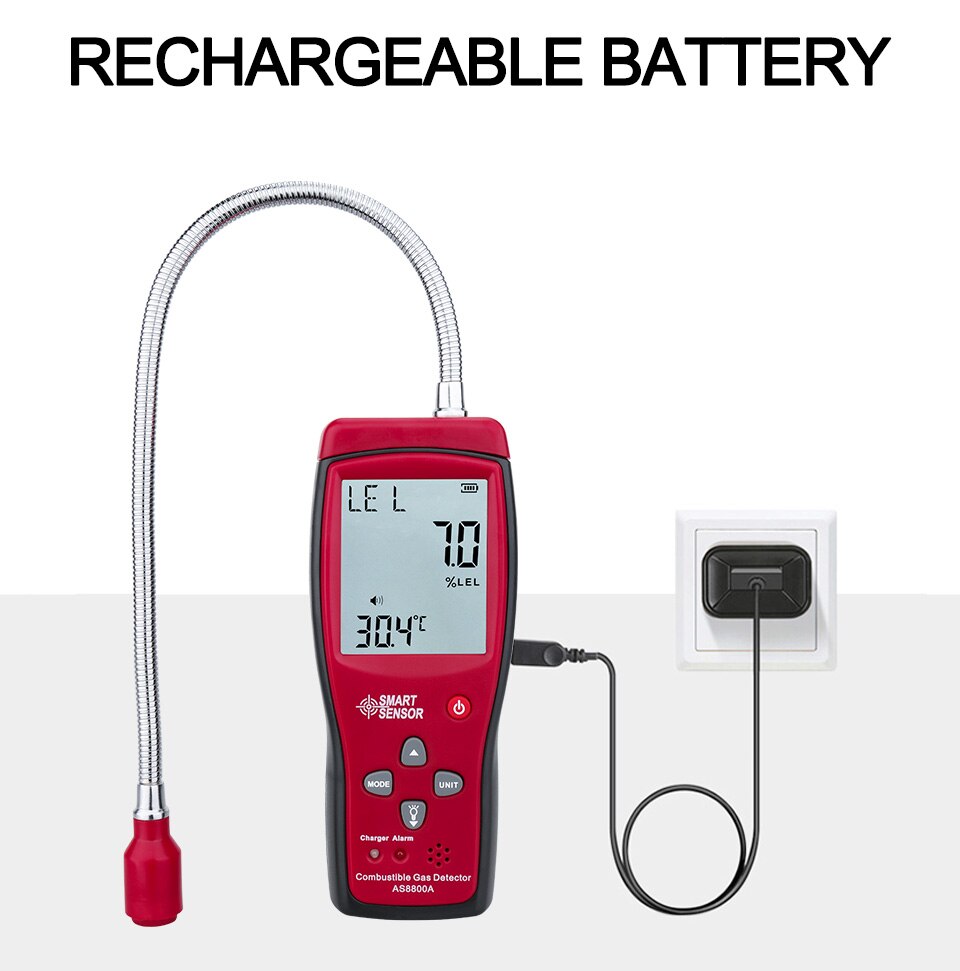 AS8800A Combustible Natural Gas Detector 