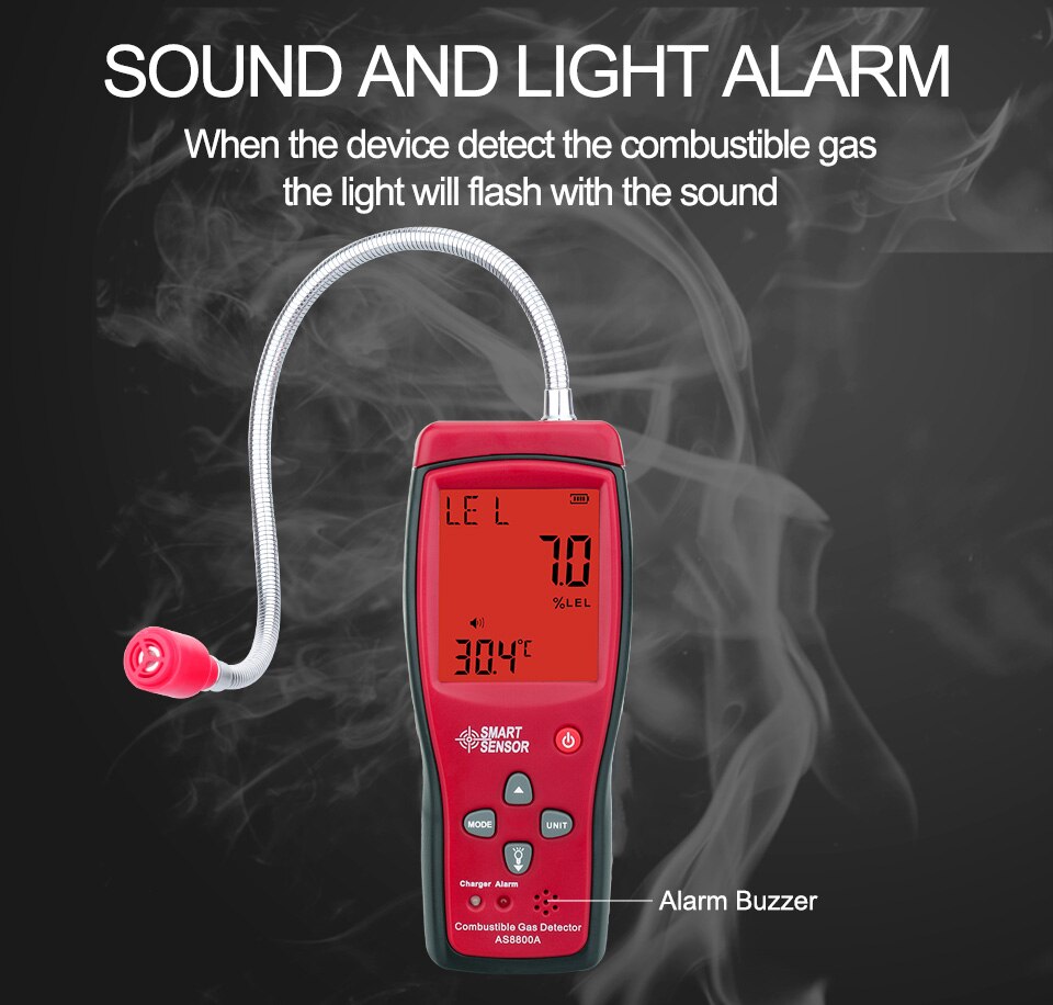 AS8800A Combustible Natural Gas Detector