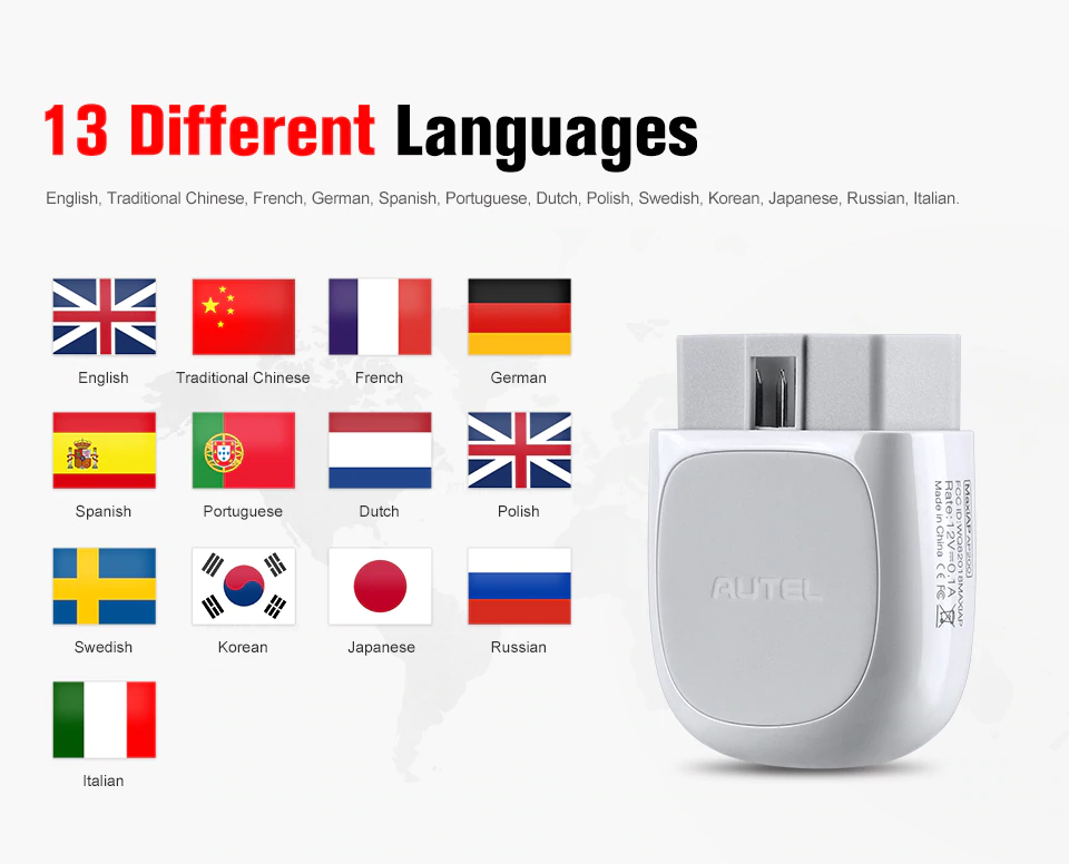 Autel MaxiAP AP200 Bluetooth OBD2 Code Reader