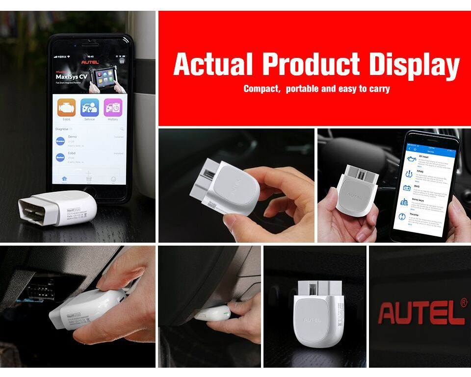 Autel MaxiAP AP200 Bluetooth OBD2 Code Reader 