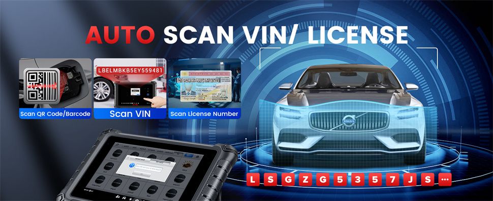 Autel MaxiCheck MX900 OBD2 All System Diagnostic Scanner, Bi-Directional Control, DoIP/CAN FD, Read/Clear Code, 40+ Service, Upgrade of MK808/MX808