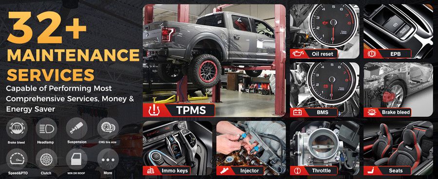 AUTEL MaxiDAS DS808S-TS Diagnostic Tool with Advanced ECU Coding & TPMS Service