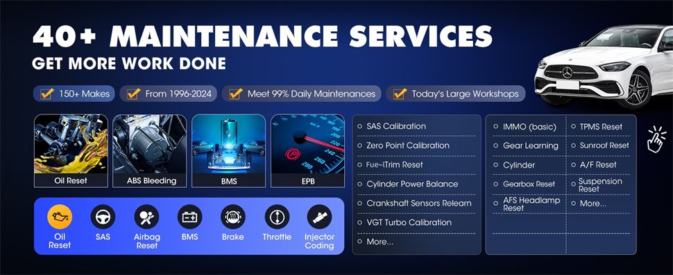Autel MaxiDAS DS900TS DS900-TS Wireless TPMS Diagnostic Tool Advanced ECU Coding OE All System Diagnosis 40+ Services
