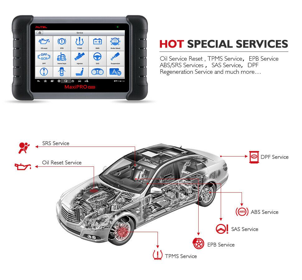 Autel MaxiPRO MP808 Automotive Scanner