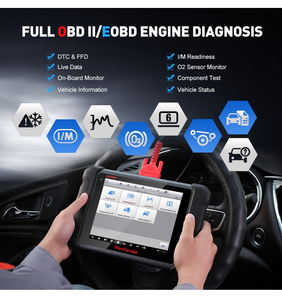 Original AUTEL MaxiSYS MS906 Auto Diagnostic Scanner