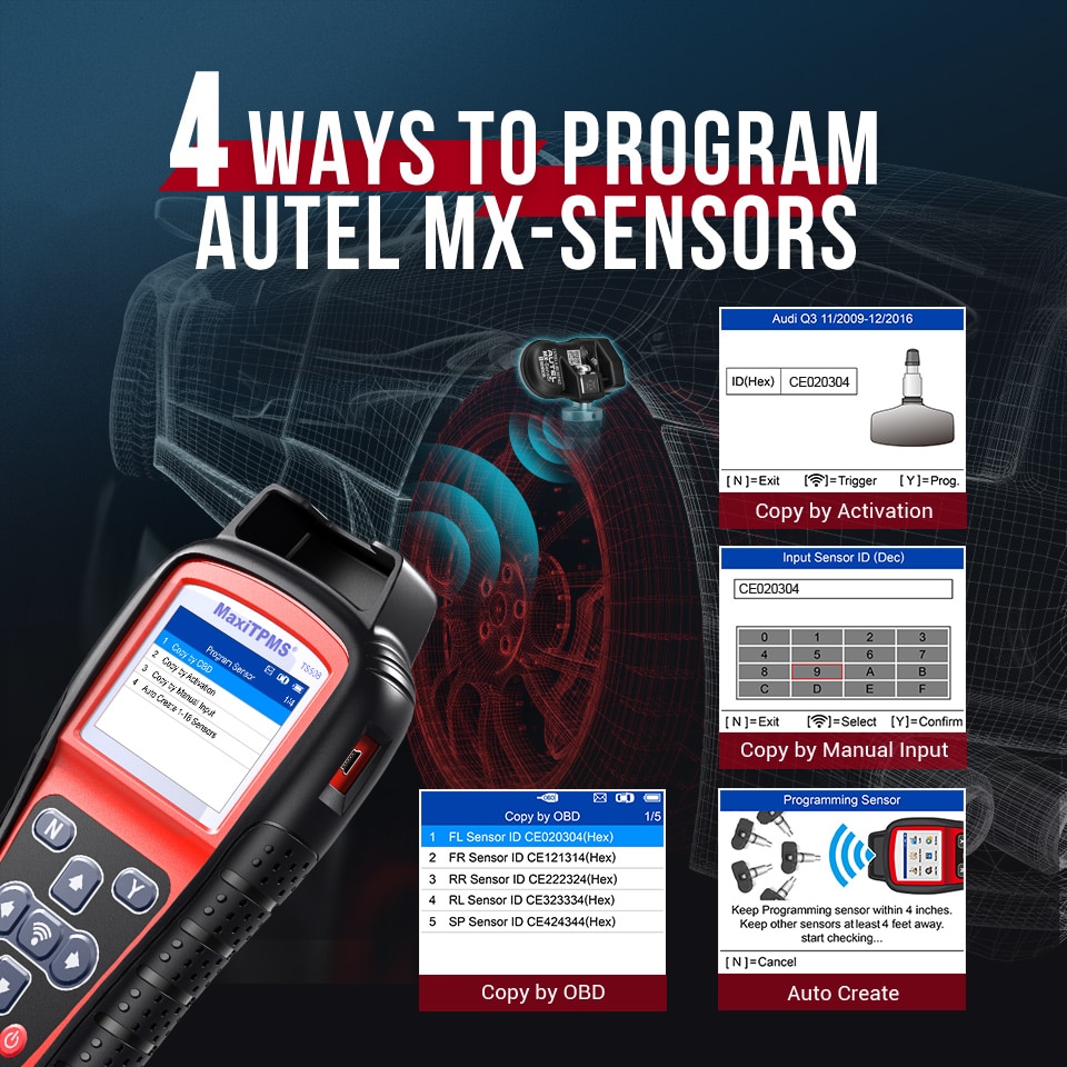 Original Autel MaxiTPMS TS508 TPMS Service Tool