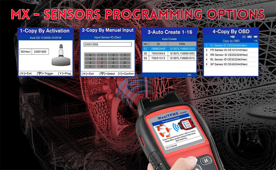 Autel MaxiTPMS TS508WF TPMS Diagnostic and Relearn Tool WiFi Version