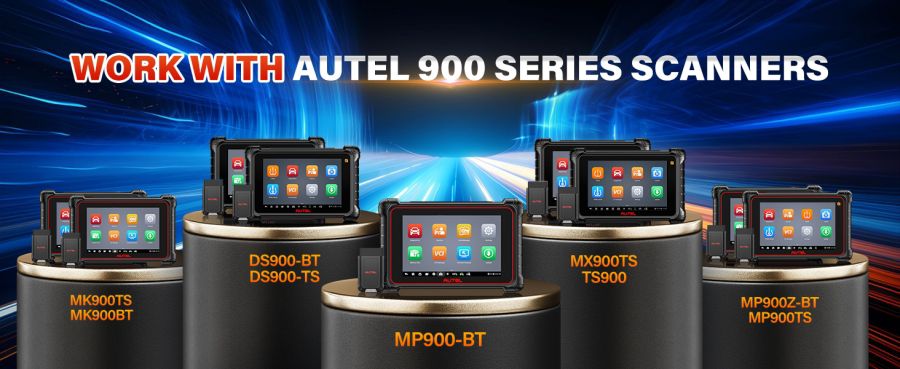 Autel MaxiVCI V150 Wireless Dongle Support CAN FD/DOIP Protocol work for Autel 900 Series Scanners