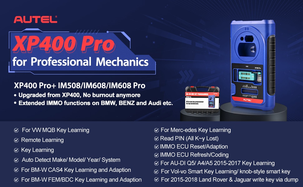 Original Autel XP400 PRO Key and Chip Programmer