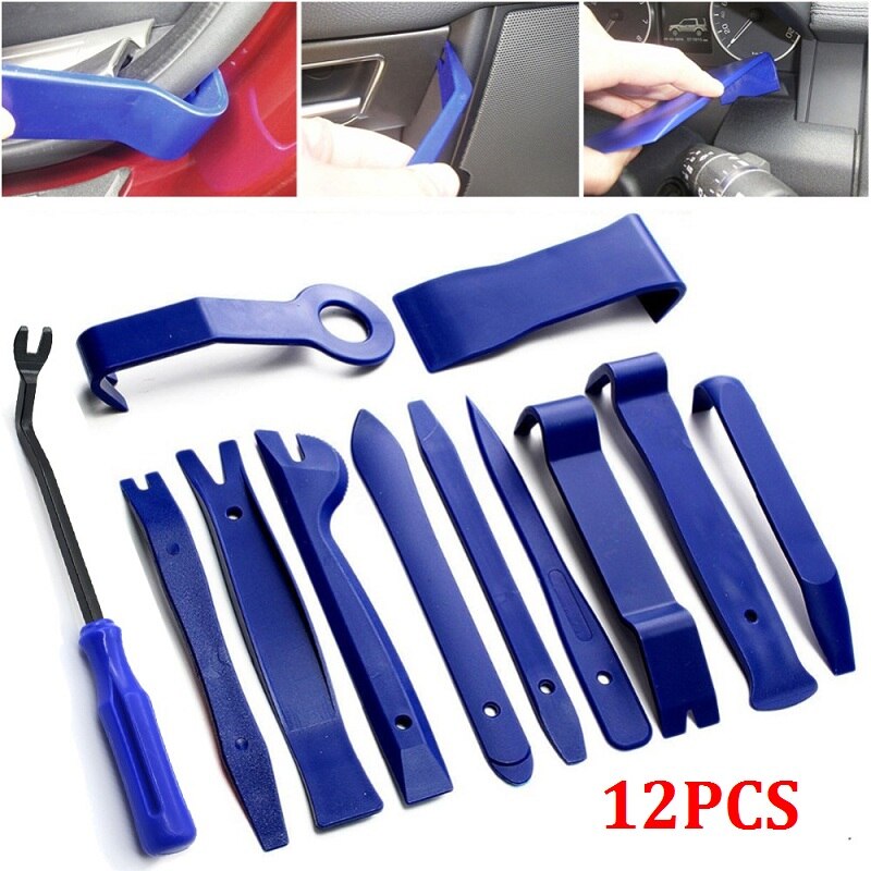 12PCS Portable Auto Car Radio Panel Door