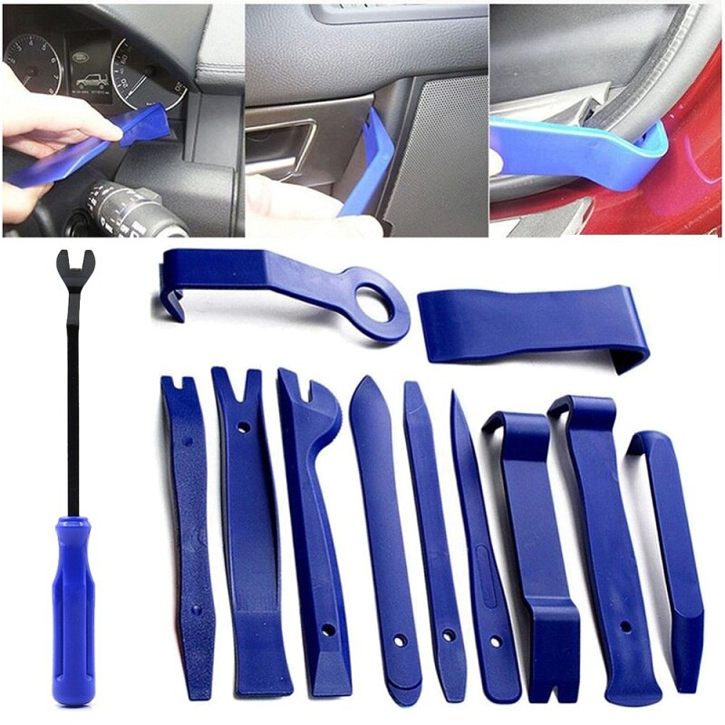 12PCS Portable Auto Car Radio Panel Door 