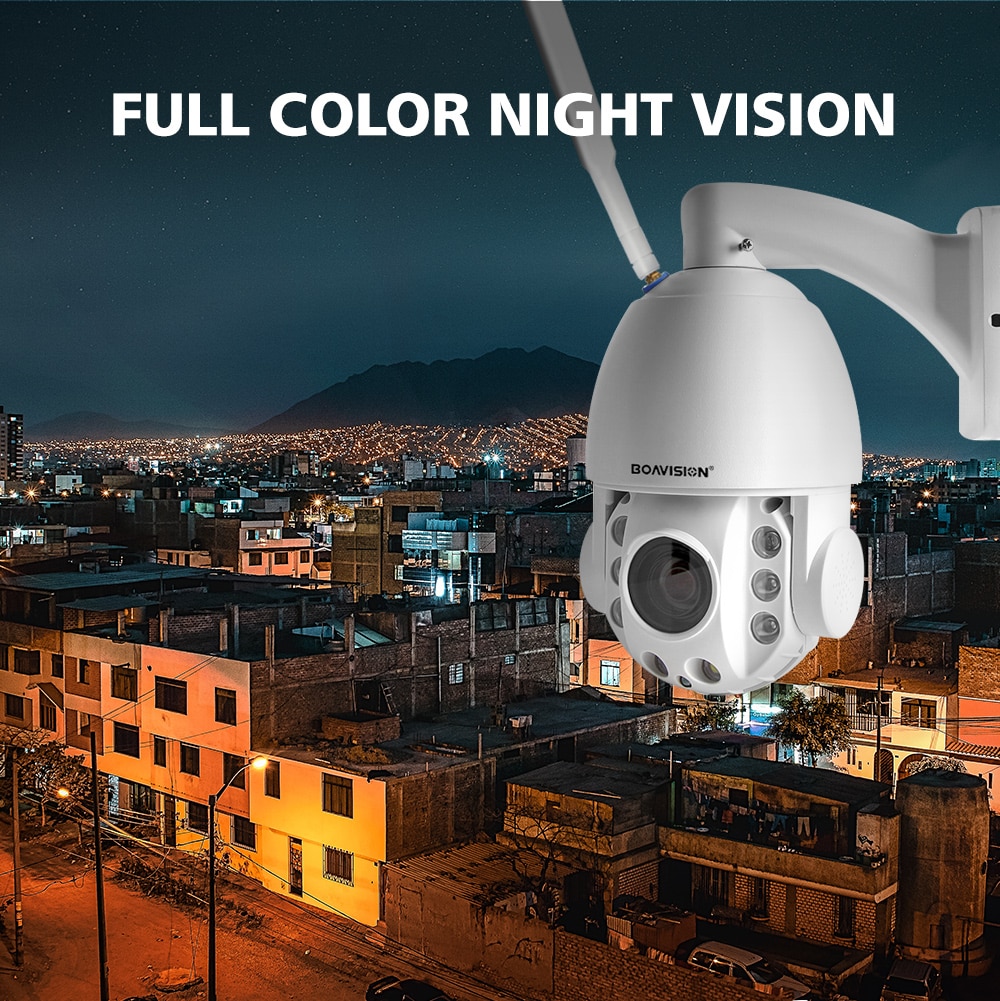 30X Zoom AI AUTO Tracking 5MP WIFI / POE/ 4G PTZ IP Came