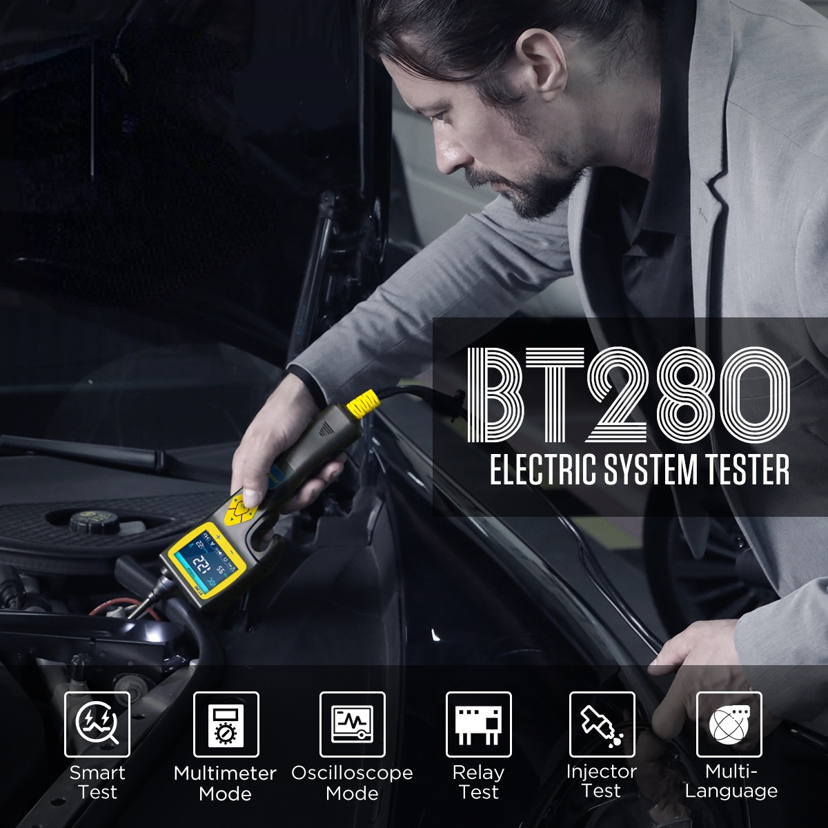 AUTOOL BT280 Car Electric System Tester