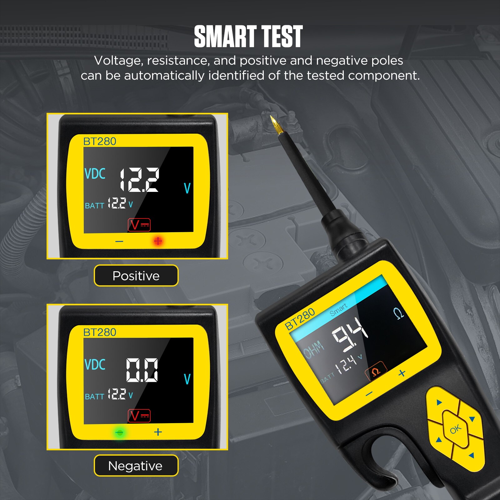 AUTOOL BT280 Car Electric System Tester