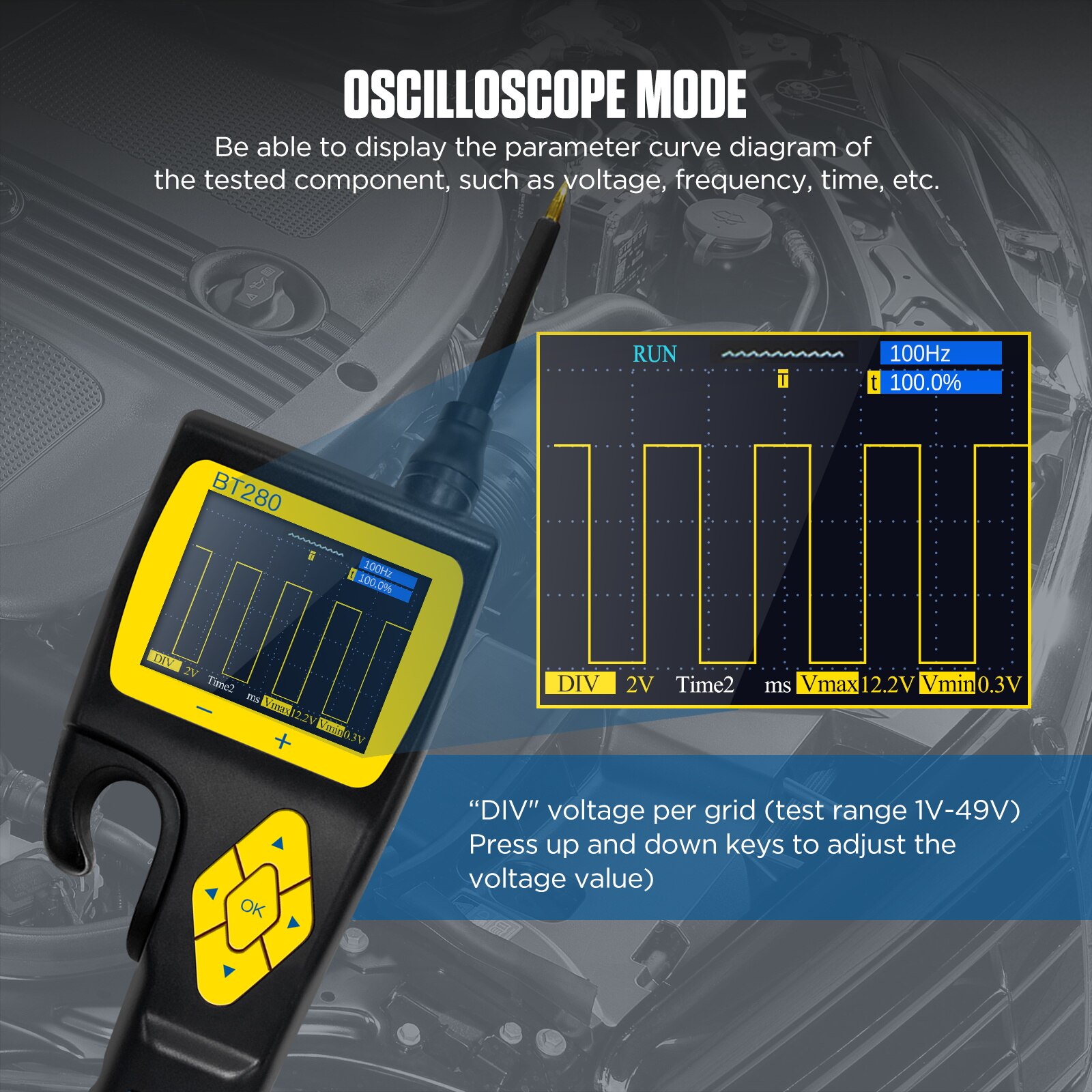 AUTOOL BT280 Car Electric System Tester