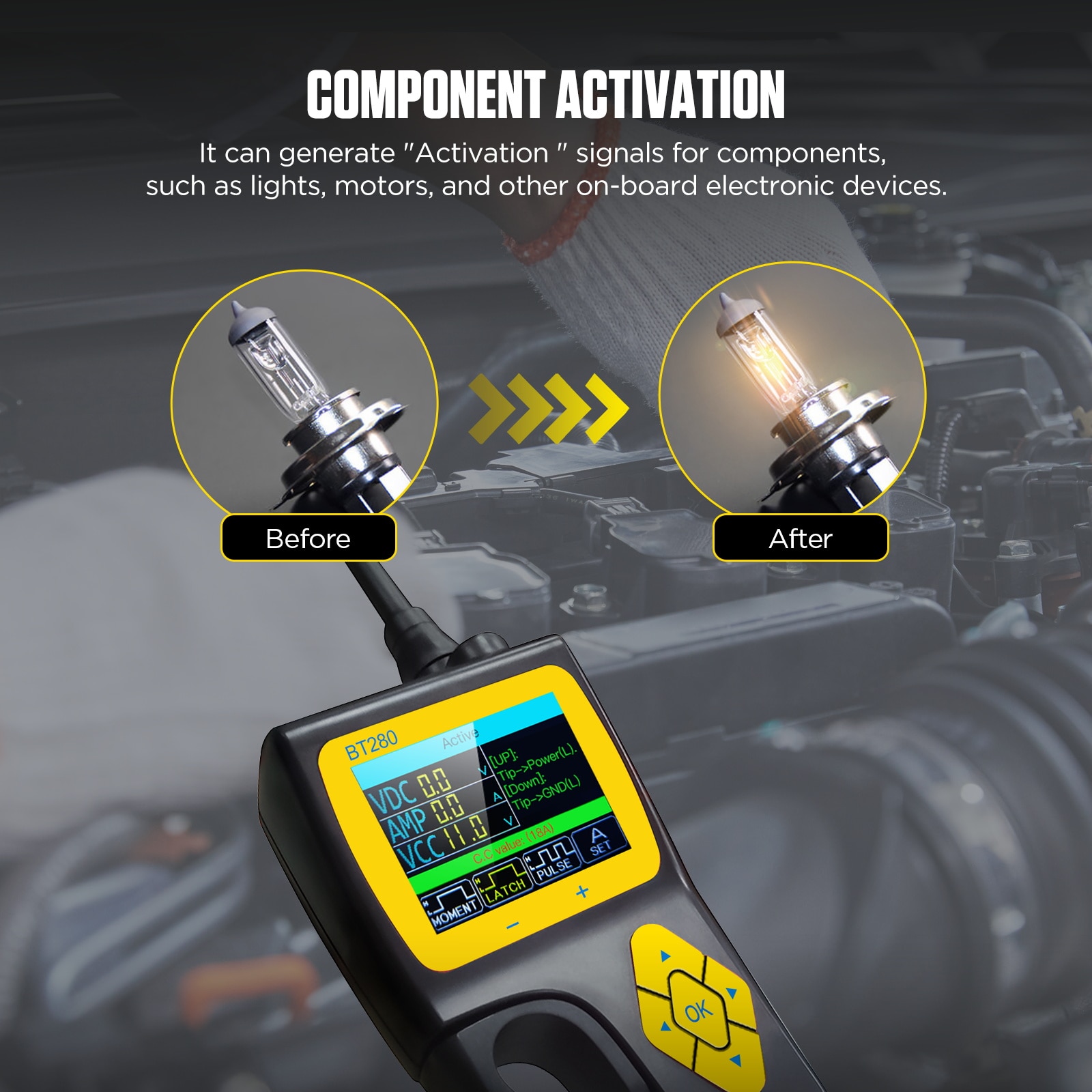 AUTOOL BT280 Car Electric System Tester