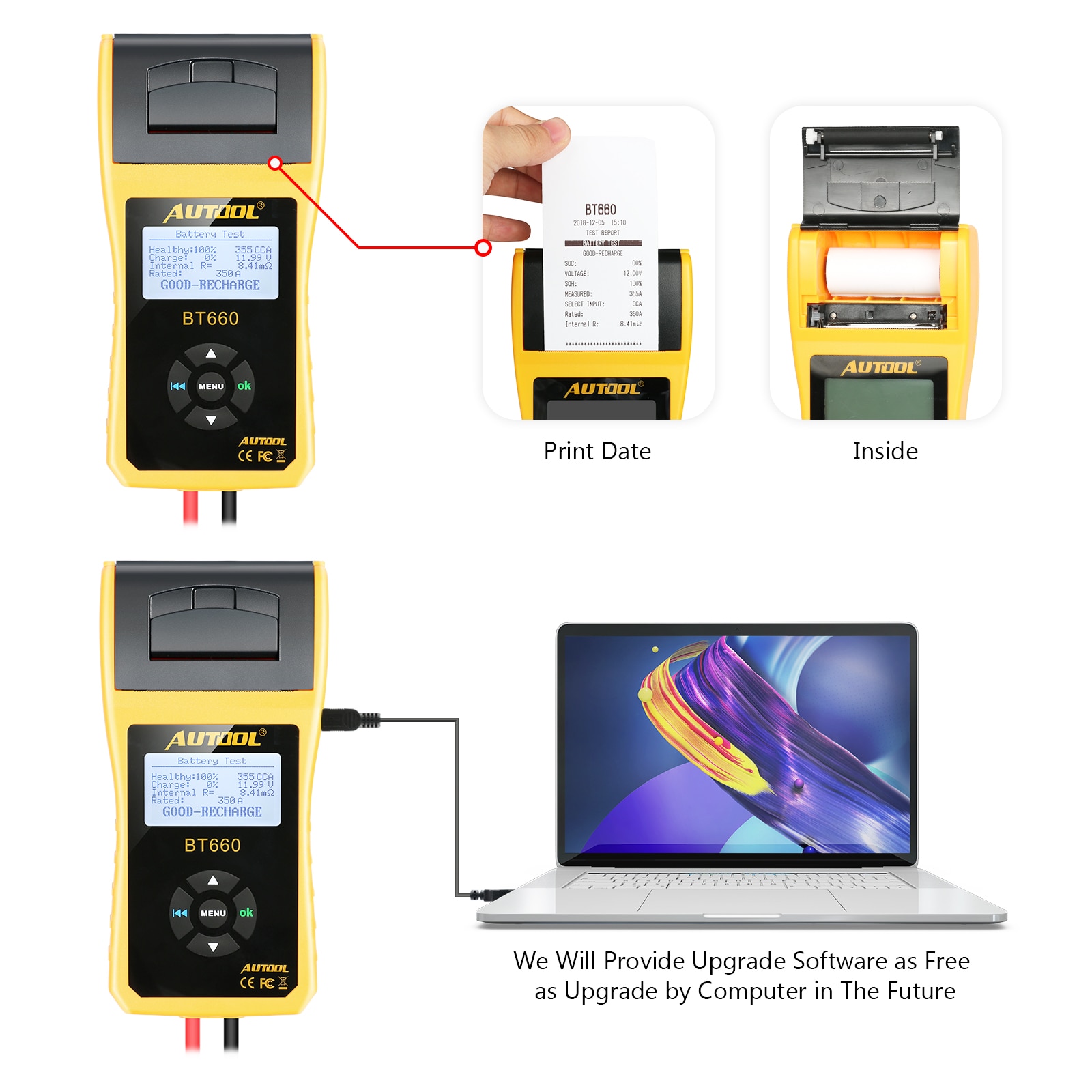 Arrival AUTOOL BT660 Battery Analyzer 