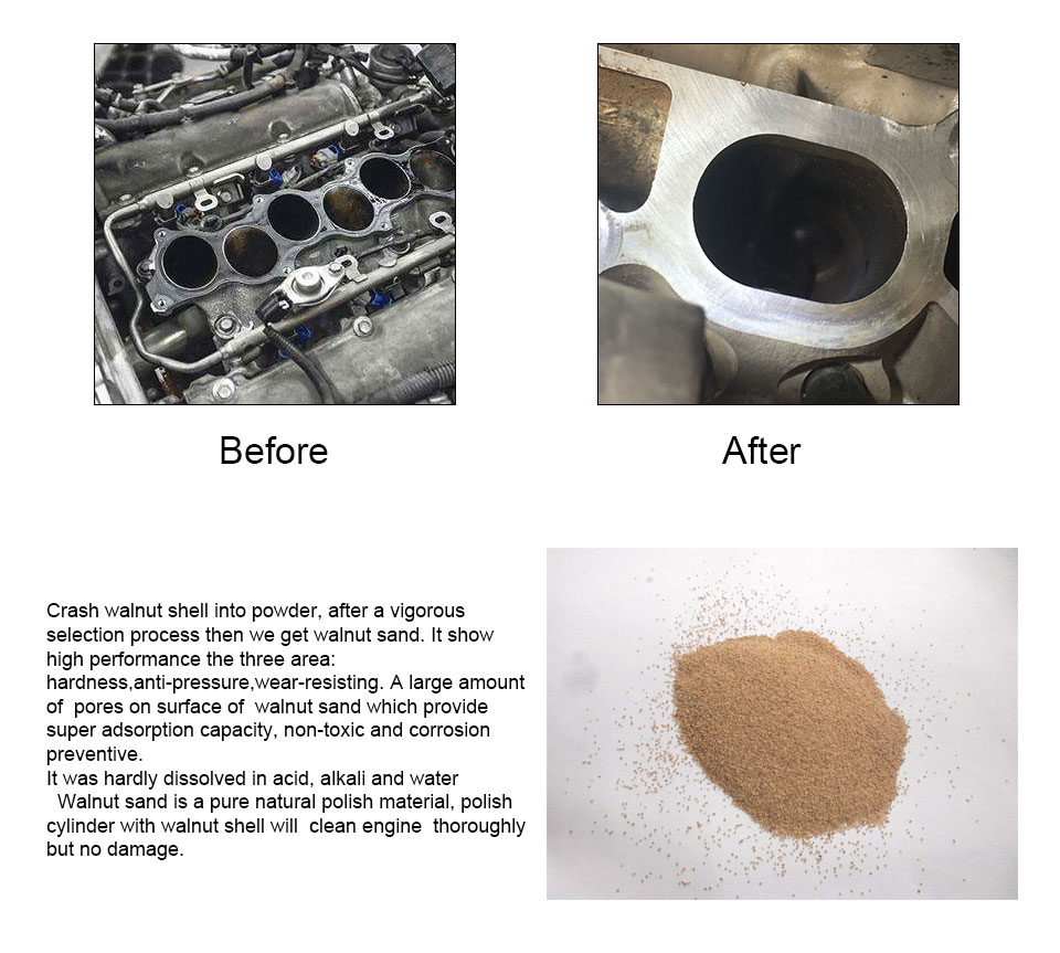 AUTOOL HTS558 Engine Carbon Deposition Walnut Sand Clean