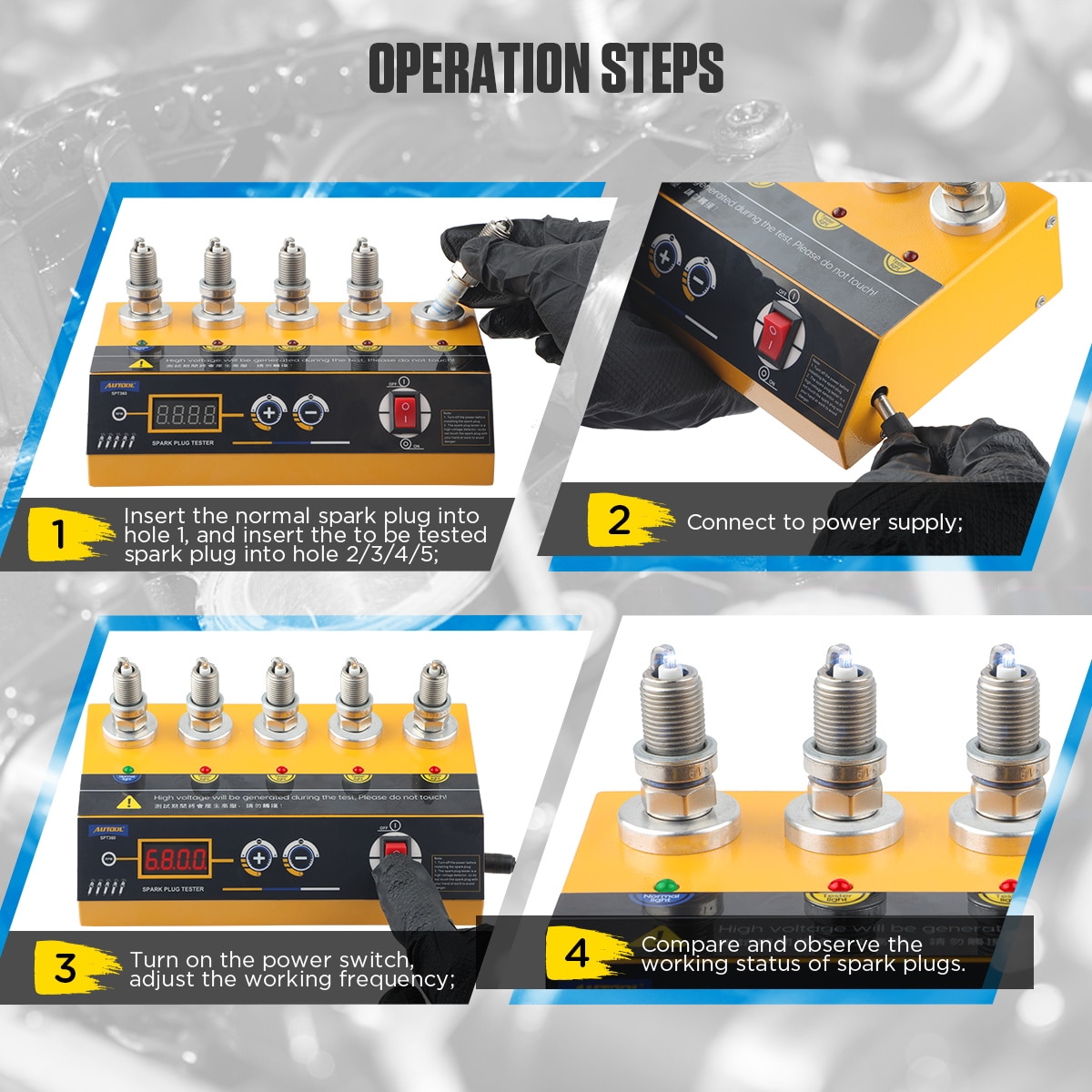 AUTOOL SPT360 Car Spark Plug Tester