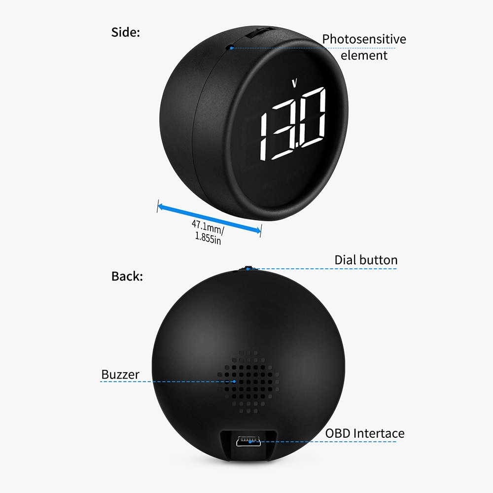 B1 OBD2 Hud Car Head Up Display